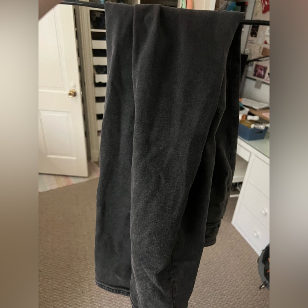 AE stretch mom jean 6 long